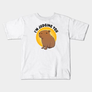 I'm judging you Capybara Kids T-Shirt